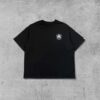 Ginken Oversized T-Shirt Premium Fit aus 100 % Baumwolle mit dropped shoulders und Logo-Print