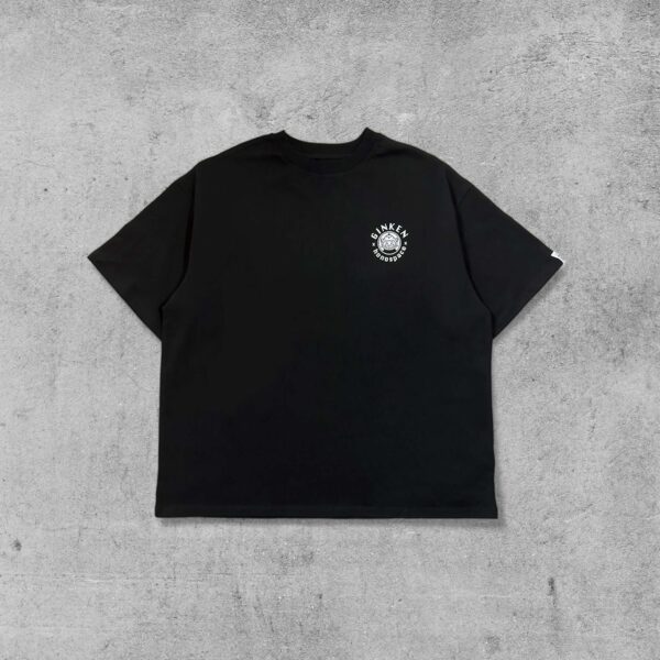 Ginken Oversized T-Shirt Premium Fit aus 100 % Baumwolle mit dropped shoulders und Logo-Print