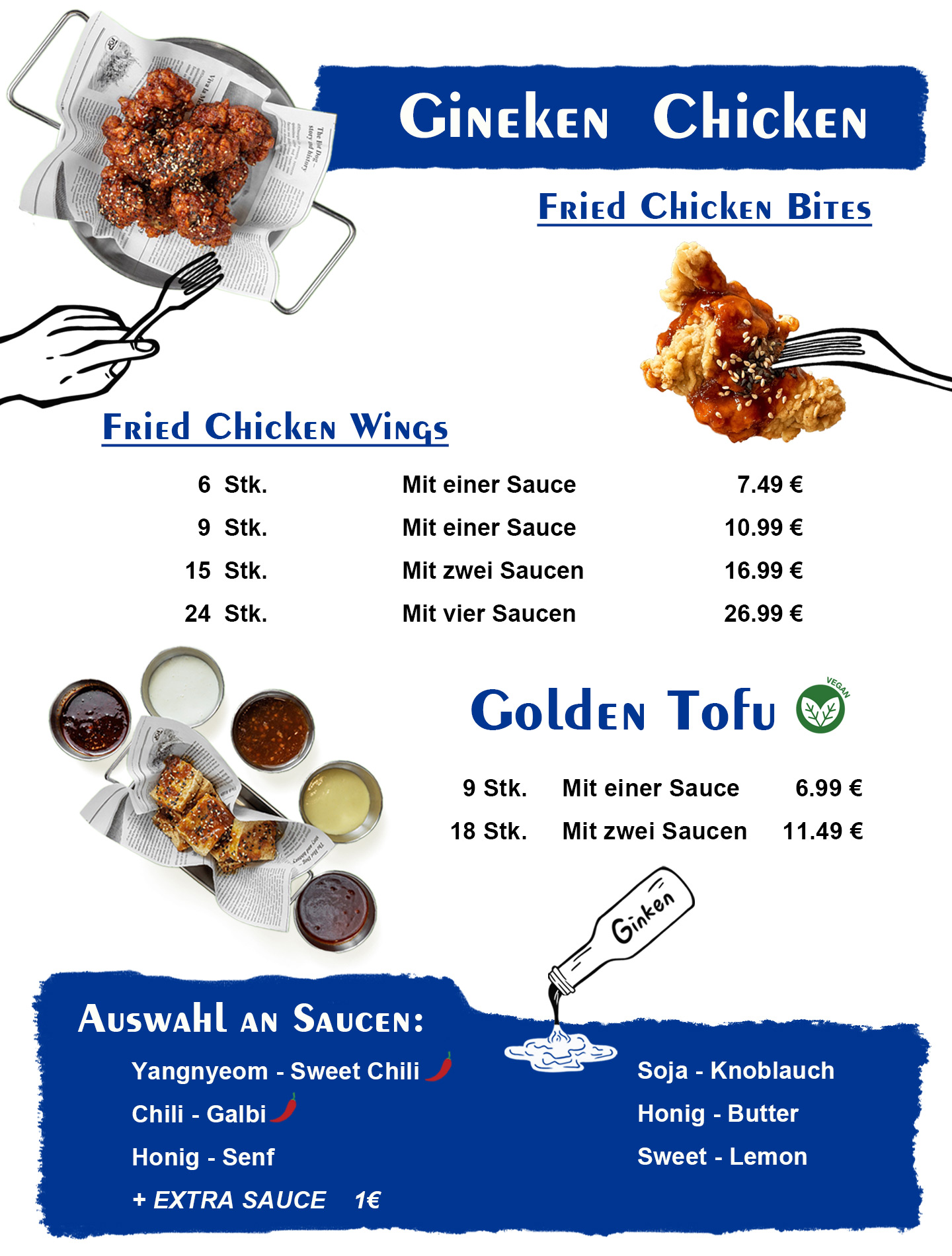 Ginken Koreanisches Fried Chicken