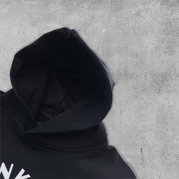 Ginken Oversized Hoodie Premium Baumwolle mit dropped shoulders, Unisex Fit und Logo-Print