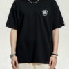 Ginken Oversized T-Shirt Premium Fit aus 100 % Baumwolle mit dropped shoulders und Logo-Print
